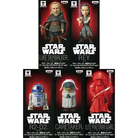 Star Wars: The Last Jedi World Collectable Figure Vol.1 Complete Set of 5 Types [USED]