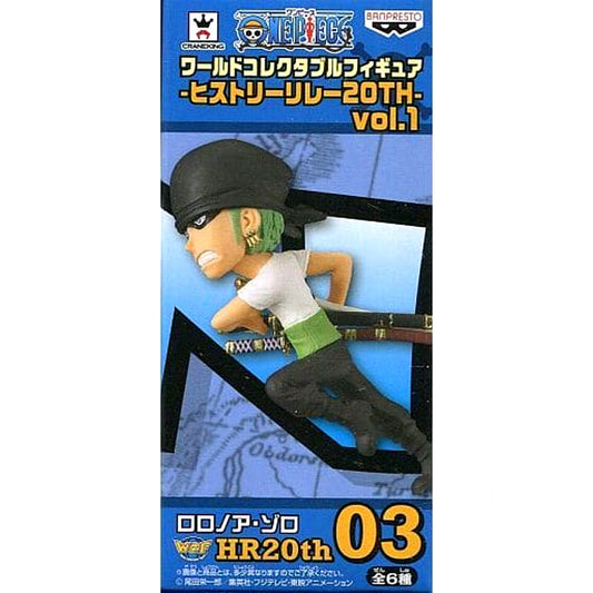 Roronoa Zoro One Piece World Collectable Figure History Relay 20th Vol.1 [USED]