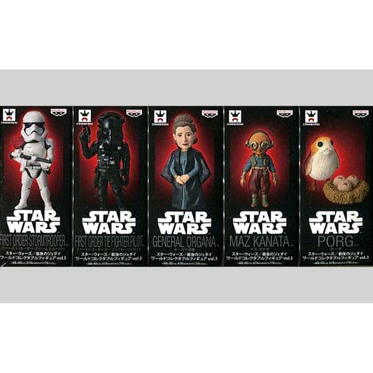 Star Wars: The Last Jedi Princess Leia & Others All 5 Types Set World Collectable Figure Vol.3 [USED]