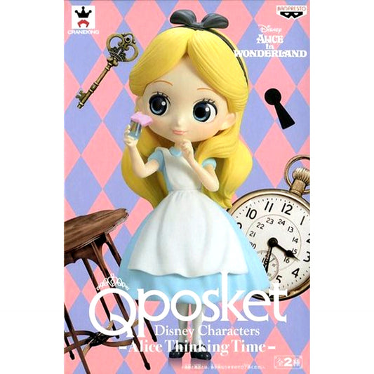 Alice Pastel Color Alice in Wonderland Q posket Disney Characters Alice Thinking Time [USED]