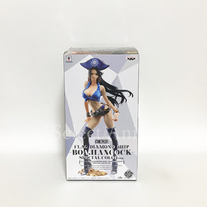 Boa Hancock One Piece FLAG DIAMOND SHIP BOA.HANCOCK Special COLOR Ver. Blue BANPRESTO Figure [USED]