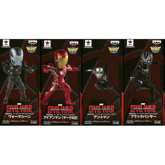 Marvel World Collectable Figure Complete Set of 4 Types [USED]