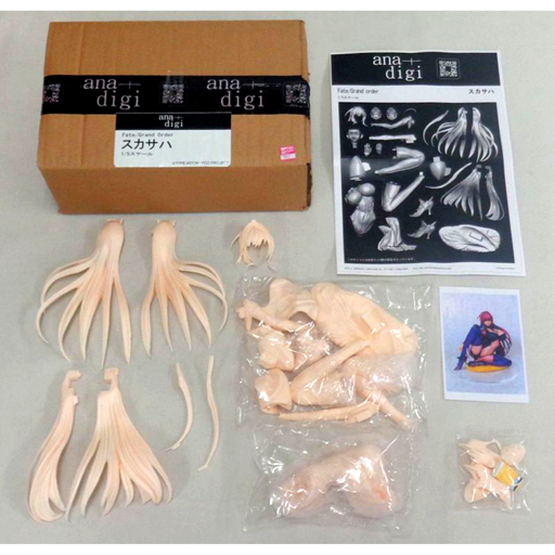 Scathach Fate/Grand Order 1/5 Garage Kit Wonder Festival 2018 Winter Event Limited [USED]