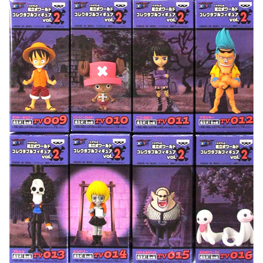Set of 8 One Piece Assembly Kit World Collectable Figure vol.2 [USED]