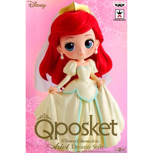 Ariel Cream The Little Mermaid Q posket Disney Characters Dreamy Style [USED]