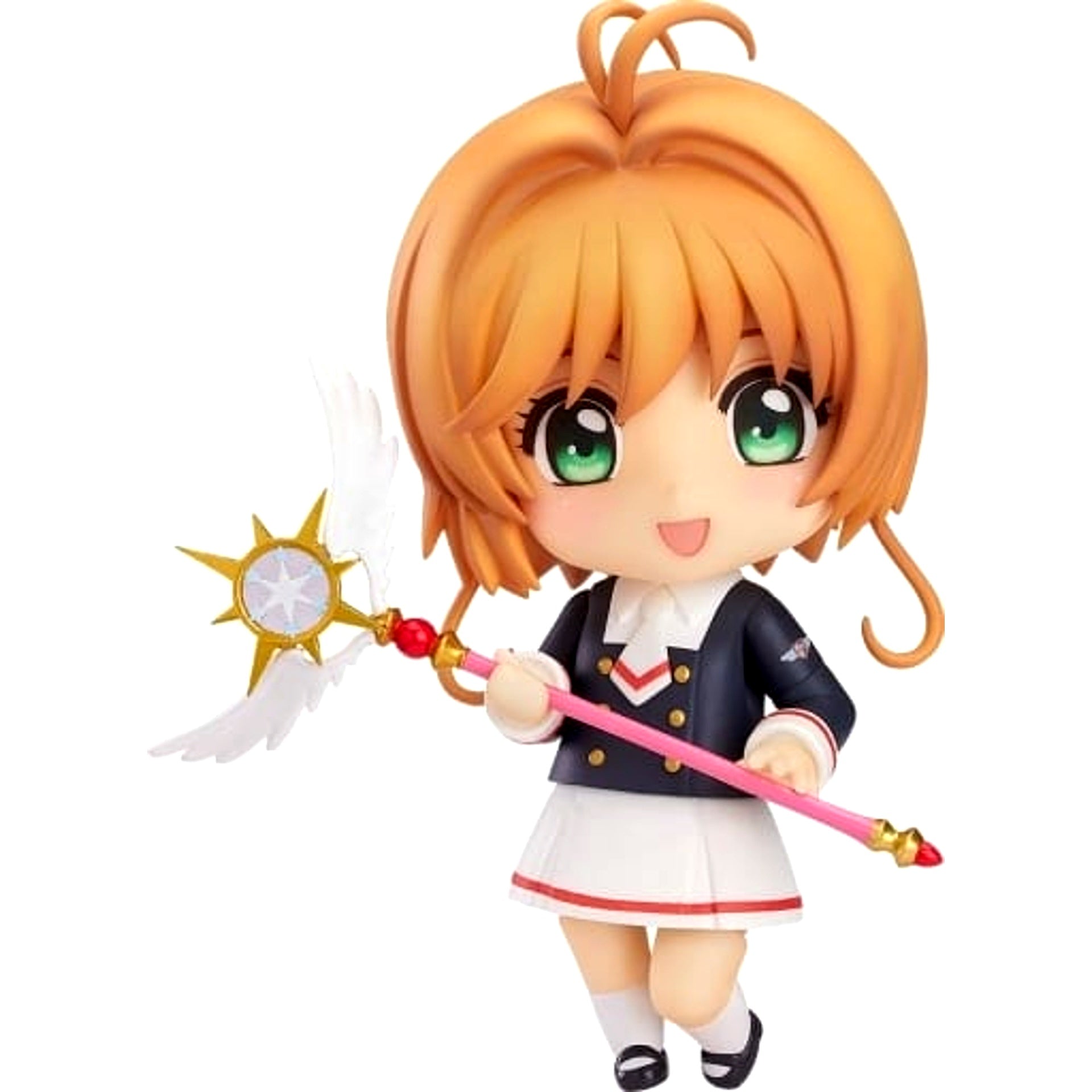 Sakura Kinomoto Tomoeda Junior High Uniform Ver. Cardcaptor Sakura: Clear Card Nendoroid 918 [USED]