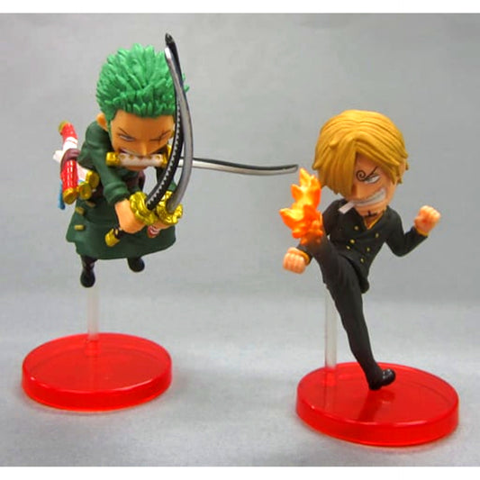 Zoro Sanji One Piece World Collectable Figure Jump 50th Anniversary All Applicants Service [USED]