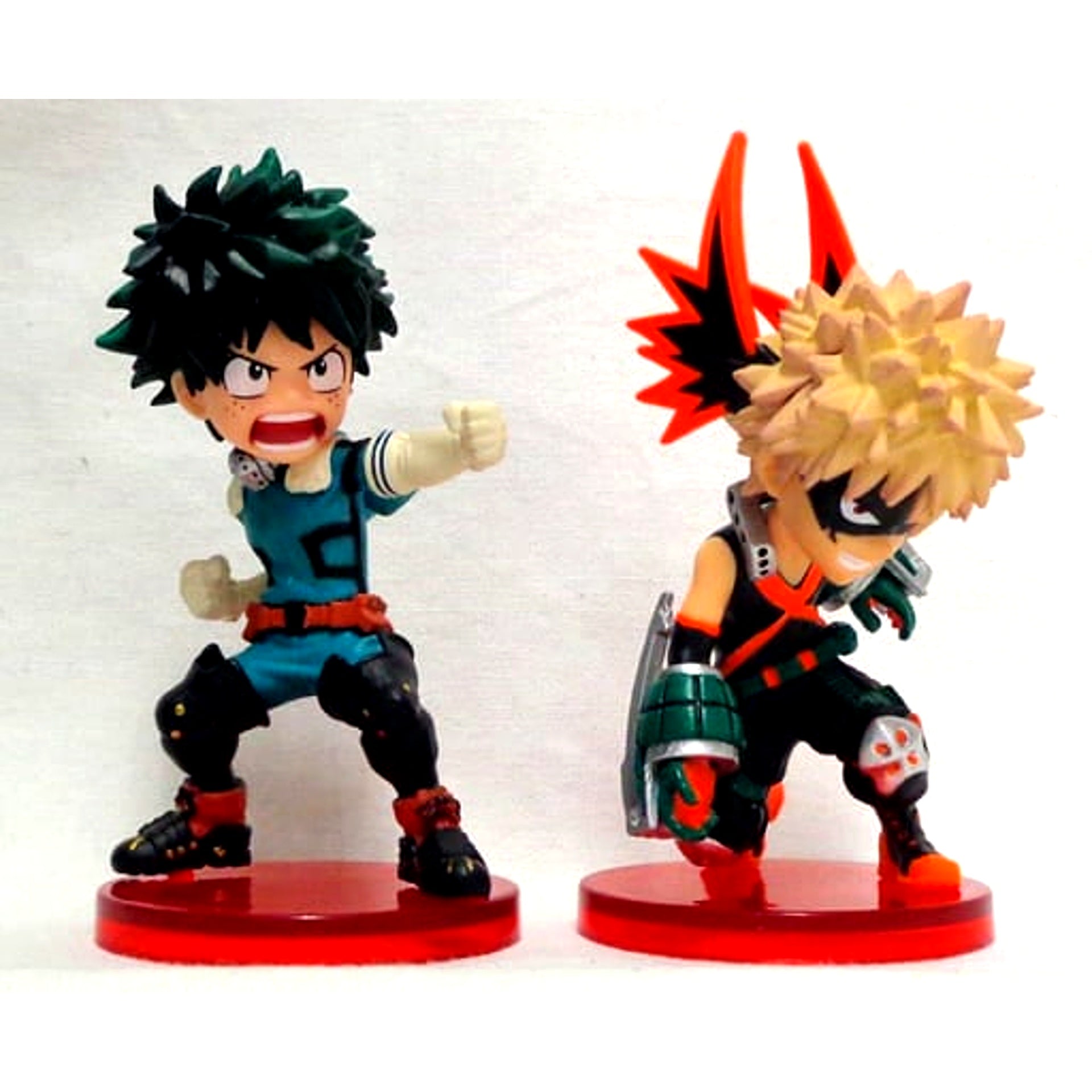 Izuku Midoriya Katsuki Bakugo My Hero Academia World Collectable Figure Jump 50th Anniversary All Applicants Service [USED]