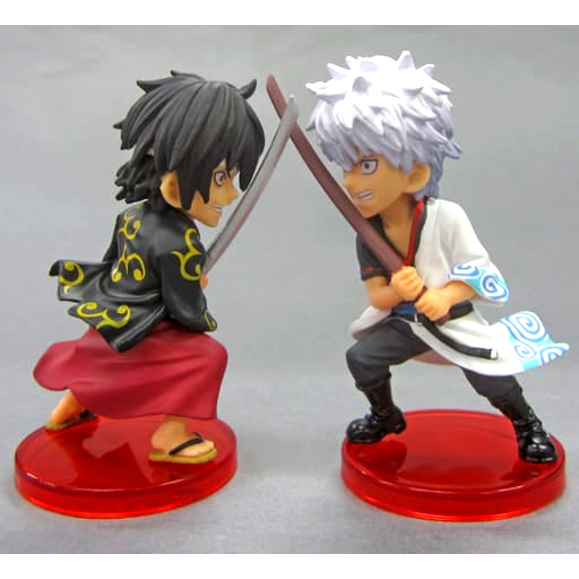 Shinsuke Takasugi & Gintoki Sakata Gintama World Collectable Figure Jump 50th Anniversary All Applicants Service [USED]