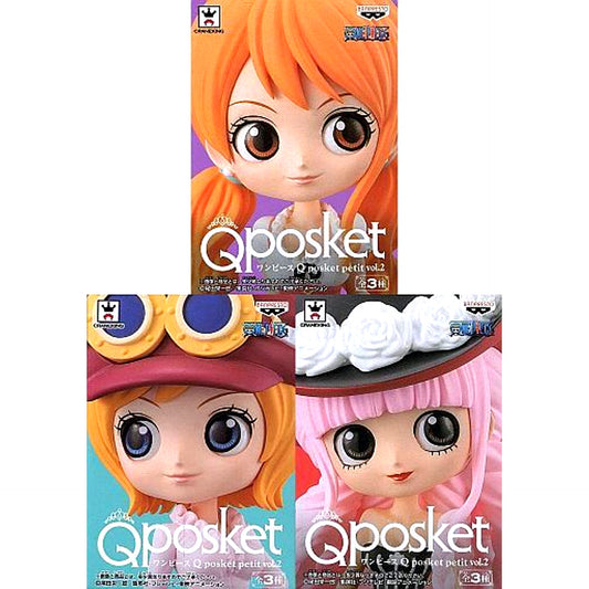 Set of 3 One Piece Q posket petit Vol.2 [USED]