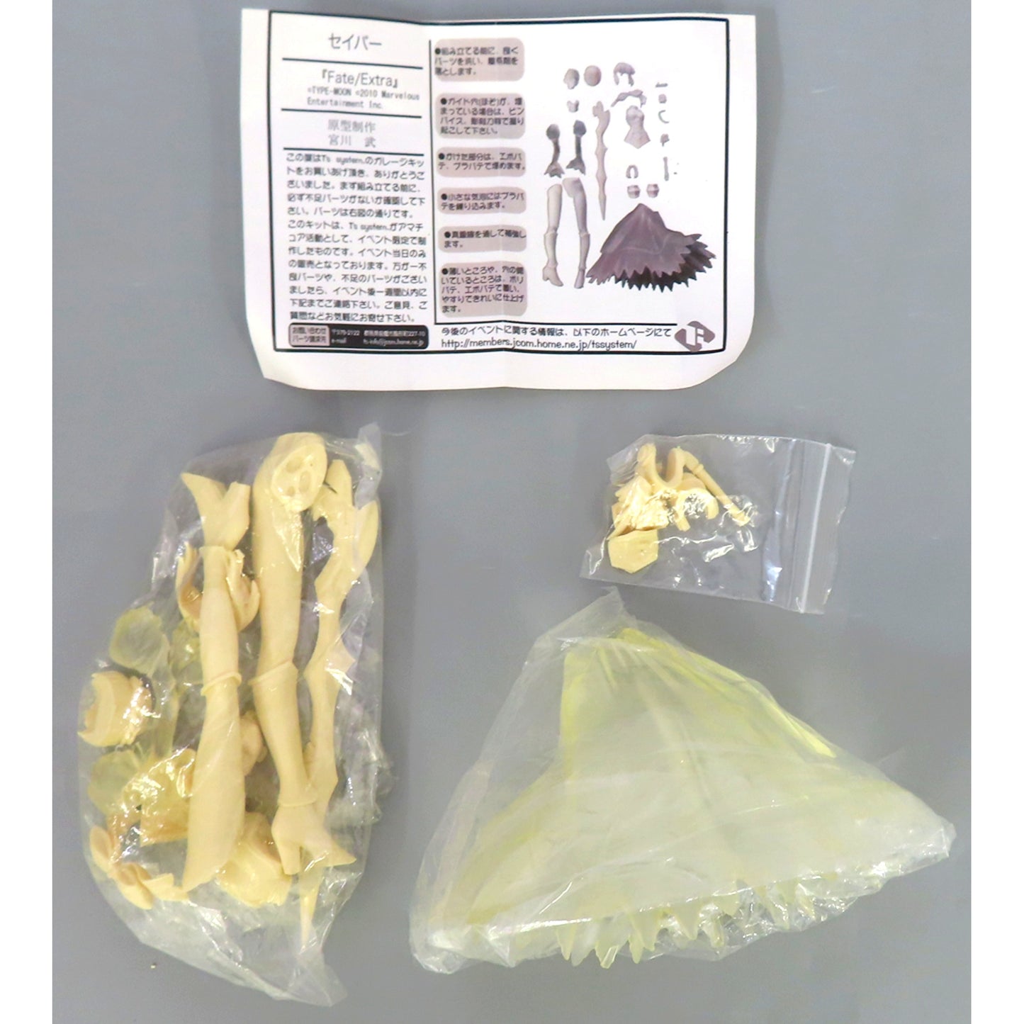 Saber Fate/EXTRA 1/6 Resin Cast Kit Wonder Festival 2010 Summer & Event Limited [USED]