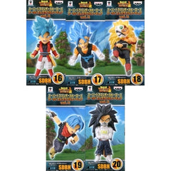 Set of 5 Super Dragon Ball Heroes World Collectible Figure Vol. 4 [USED]