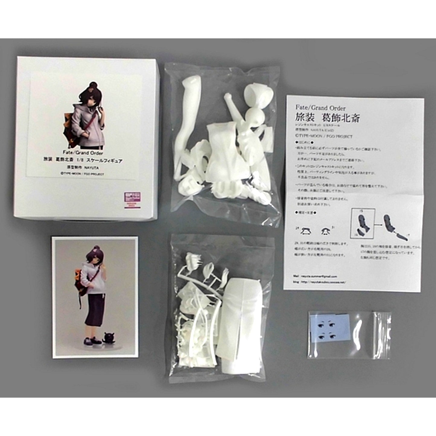 Katsushika Hokusai Traveling Outfit Fate/Grand Order 1/8 Resin Cast Kit Wonder Festival 2019 Winter & Event Limited [USED]