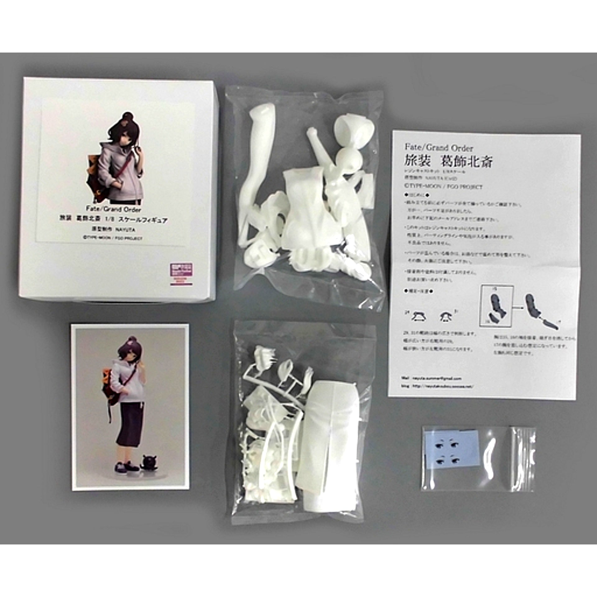 Katsushika Hokusai Traveling Outfit Fate/Grand Order 1/8 Resin Cast Kit Wonder Festival 2019 Winter & Event Limited [USED]