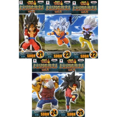 Set of 5 Super Dragon Ball Heroes World Collectible Figure Vol. 5 [USED]