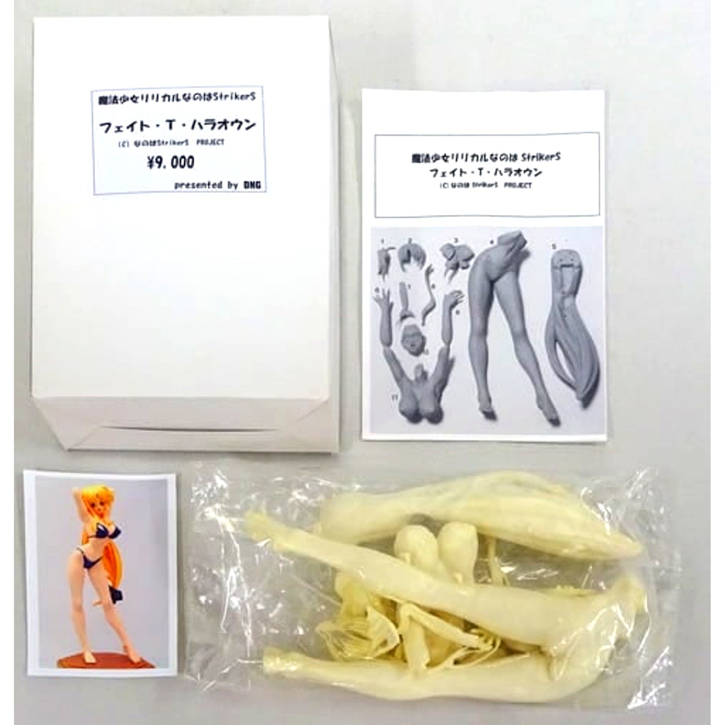 Magical girl lyrical Nanoha StrikerS Fate T. Harlaown Resin Cast Kit 1/5 Scale Wonder Festival 2008 Winter & Event Limited [USED]