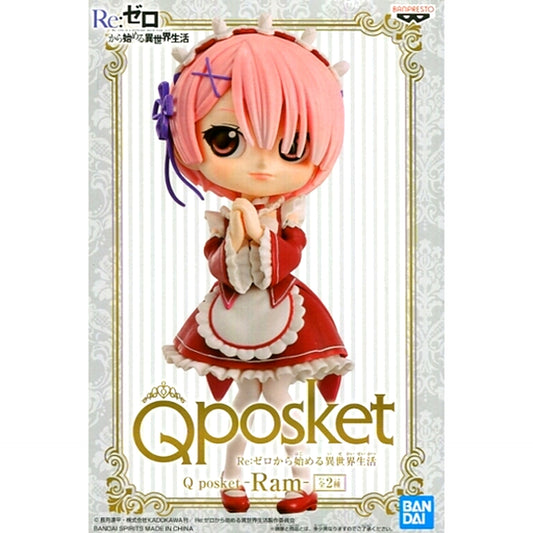 Ram Red Re:Zero Starting Life in Another World Q posket [USED]