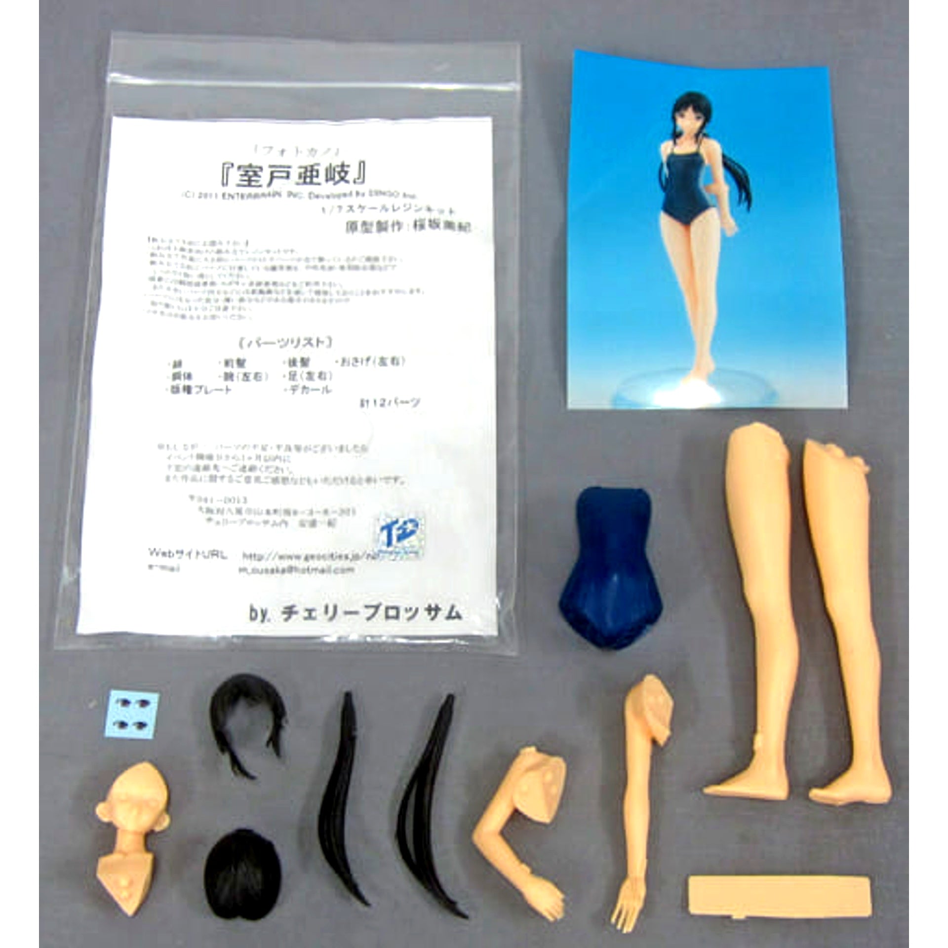 Photo Kano Aki Muroto Color Resin Cast Kit 1/7 Scale Wonder Festival 2012 Summer & Event Limited [USED]
