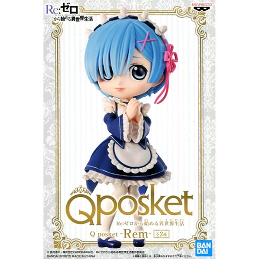 Rem Light Blue Re:Zero Starting Life in Another World Q posket [USED]
