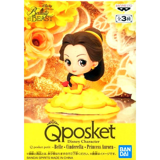 Belle Disney Princess Disney Characters Q posket petit Chibi Figure Cinderella Princess Aurora [USED]