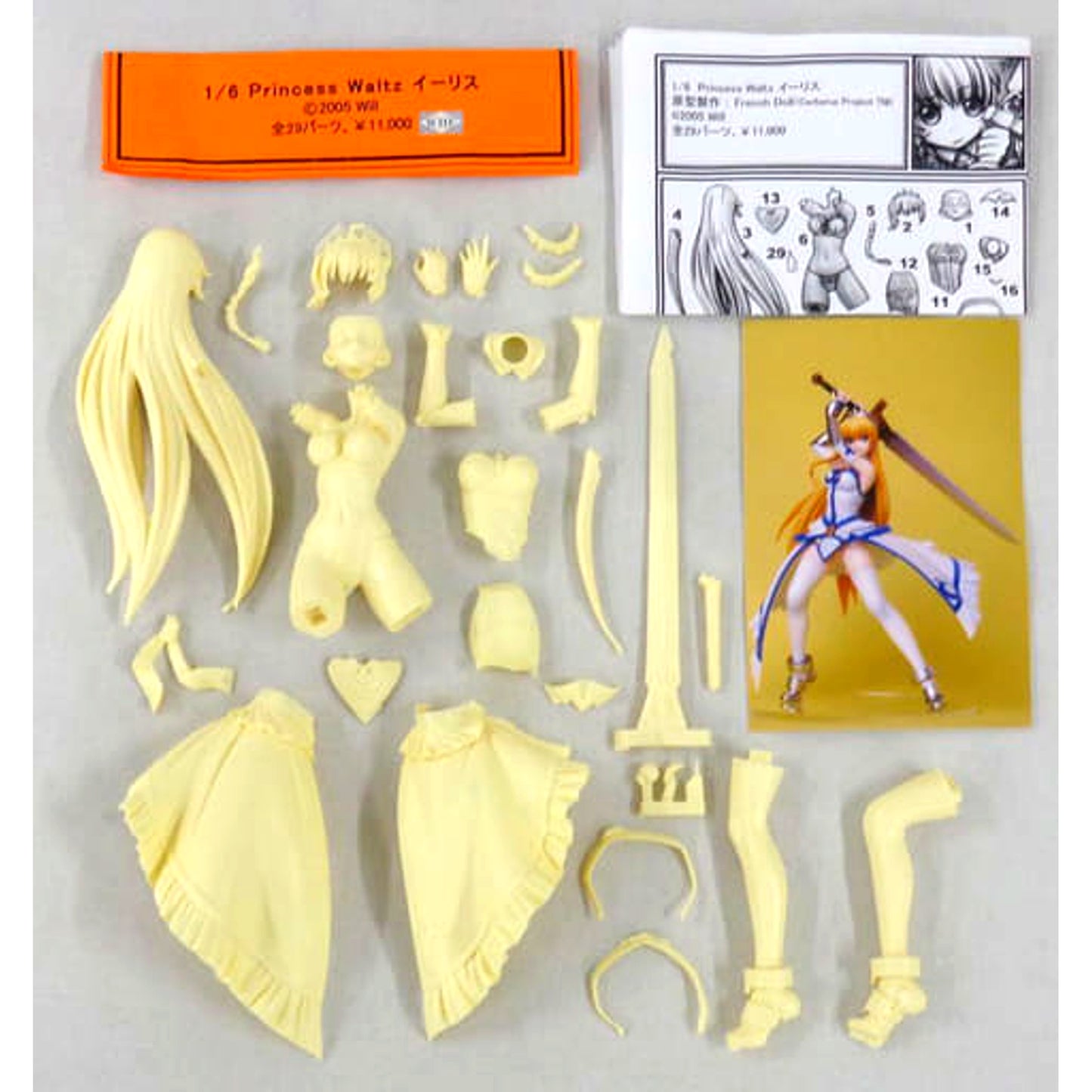 Princess Waltz Iris Resin Cast Kit 1/6 Scale Wonder Festival 2006 Summer & Event Exclusive [USED]