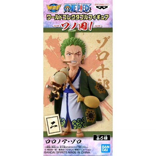 Roronoa Zoro One Piece World Collectable Figure Wano Country 1 [USED]