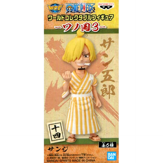Sanji One Piece World Collectable Figure Wano Country 3 [USED]
