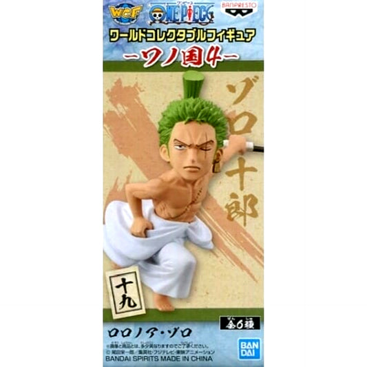 Roronoa Zoro One Piece World Collectable Figure Wano Country 4 [USED]