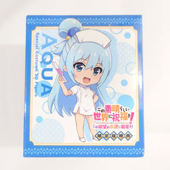 Aqua KonoSuba: God's Blessing on this Wonderful World Love For These Clothes Of Desire Special Costume SD Figure Ps4/Switch Software Limited Edition Included Items Figure [USED]