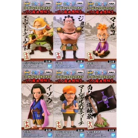 Marco One Piece All 6 Types Set World Collectable Figure Wano Country Reminiscence 3 [USED]