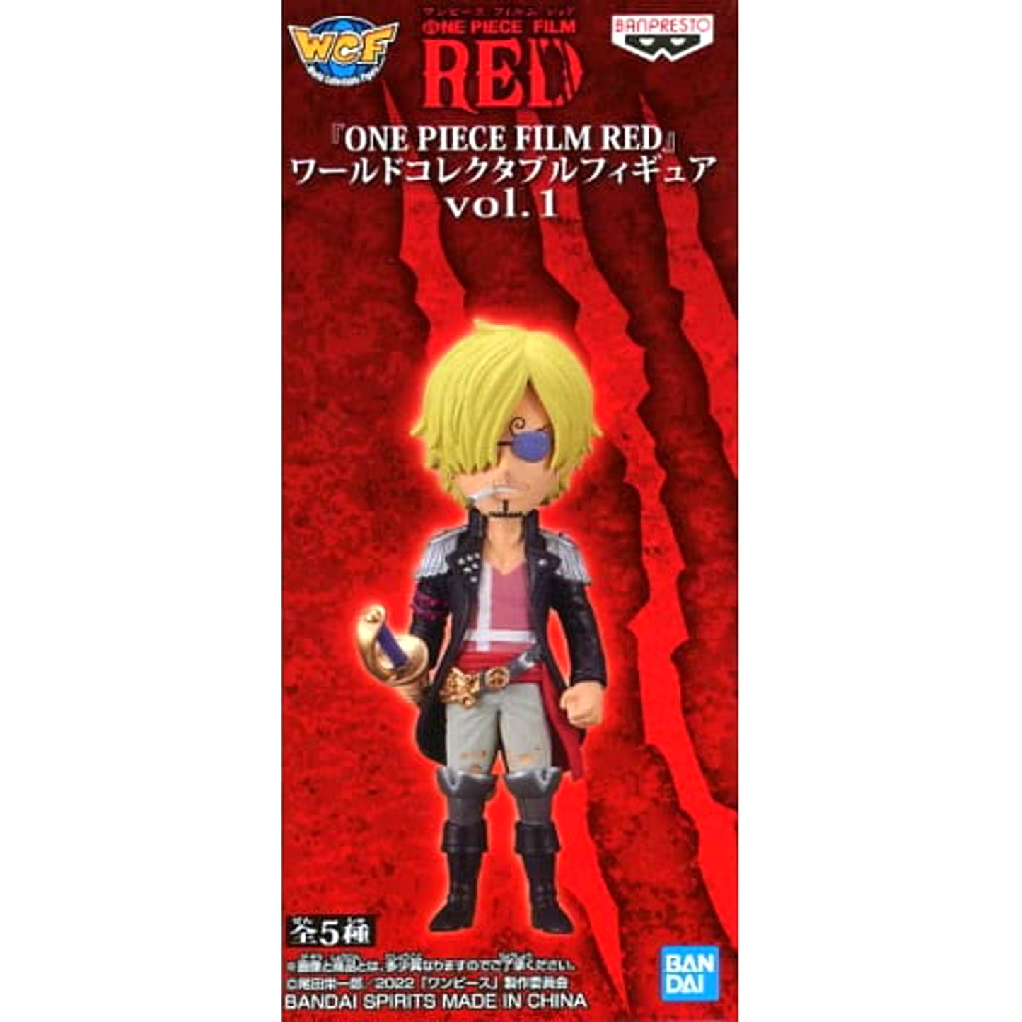Sanji One Piece Film Red World Collectable Figure Vol.1 [USED]