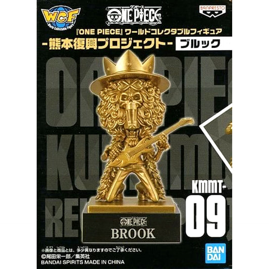 Brook One Piece World Collectable Figure Kumamoto Recovery Project Statue Minifigure Some Stores Limited [USED]