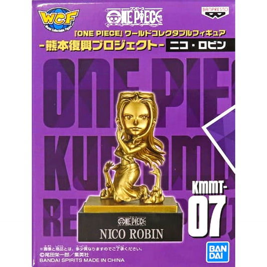 Robin One Piece World Collectable Figure Kumamoto Recovery Project Statue Minifigure [USED]
