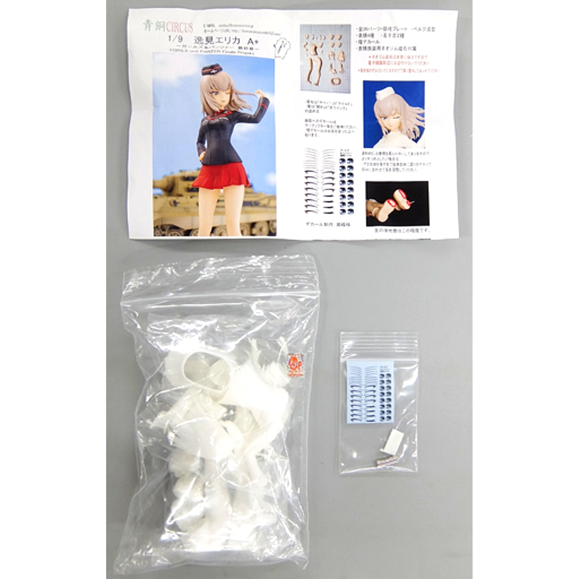 Erika Itsumi A+ Girls und Panzer das Finale 1/9 Resin Cast Kit Wonder Festival 2020 Winter Event Limited [USED]