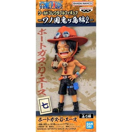 Portgas D. Ace One Piece World Collectable Figure Wano Country Onigashima Arc 2 [USED]