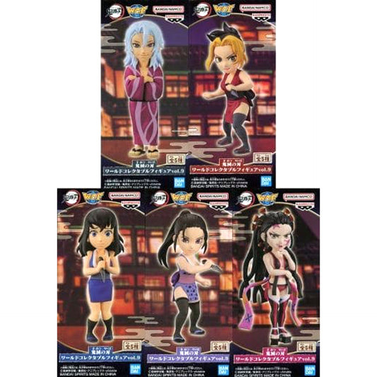Tengen Uzui & Others Demon Slayer: Kimetsu no Yaiba All 5 Types Set World Collectable Figure Vol.9 [USED]