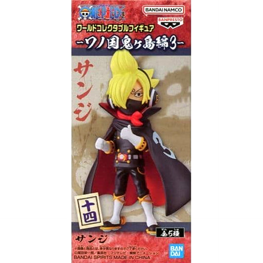 Sanji One Piece World Collectable Figure Wano Country Onigashima Arc 3 [USED]