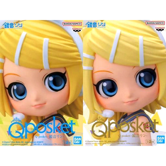 Set of 2 Kagamine Rin Hatsune Miku Q posket [USED]
