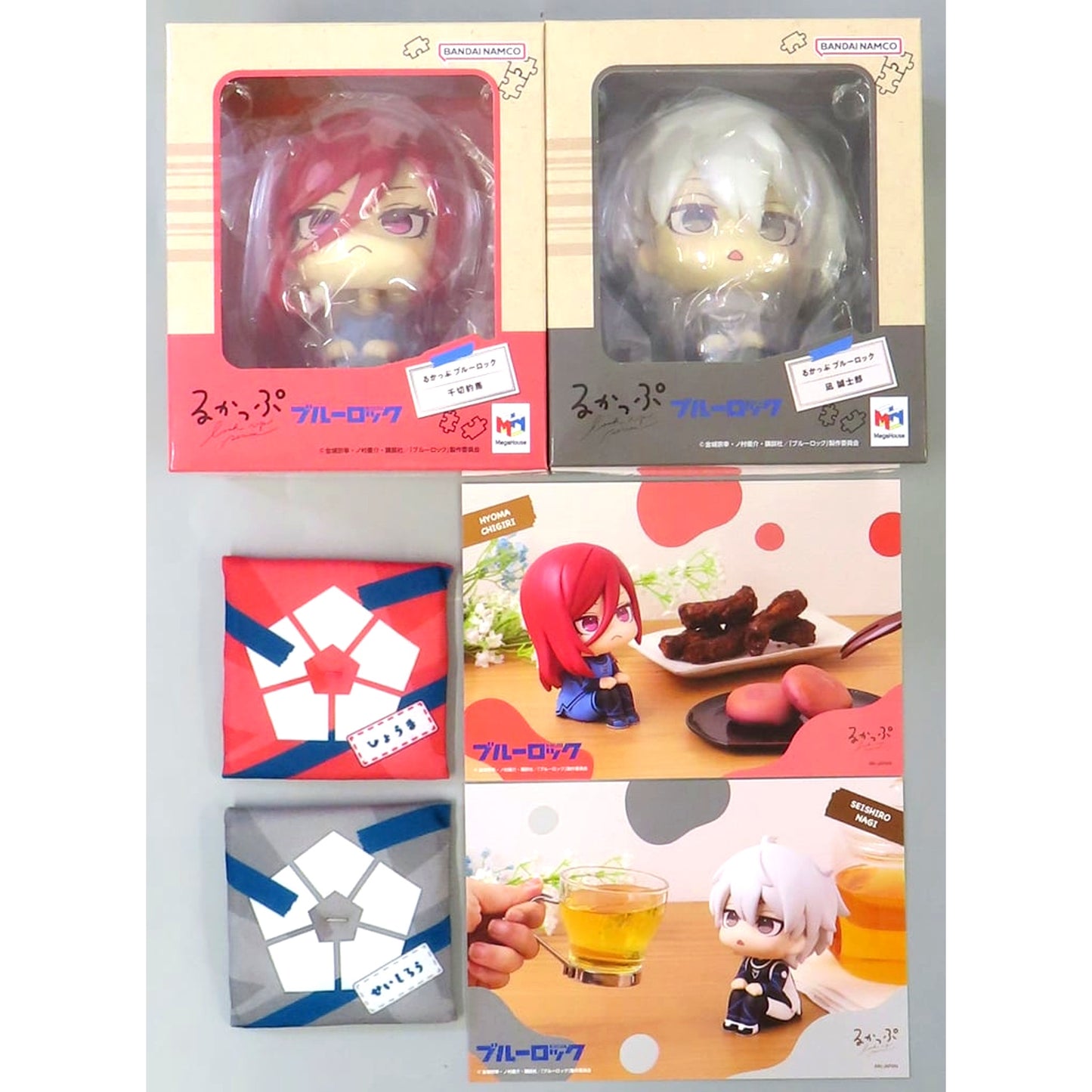 Hyoma Chigiri & Seishiro Nagi Deluxe Set Lookup Figure Blue Lock Premium Bandai & Animate Ltd [USED]