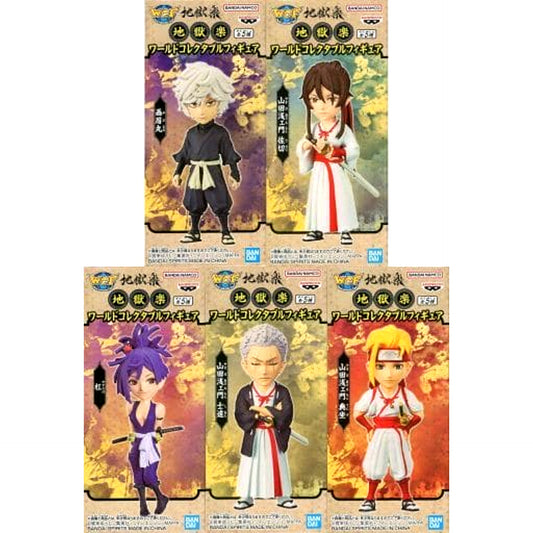 Jigokuraku Gabimaru & Others All 5 Types Set World Collectable Figure [USED]