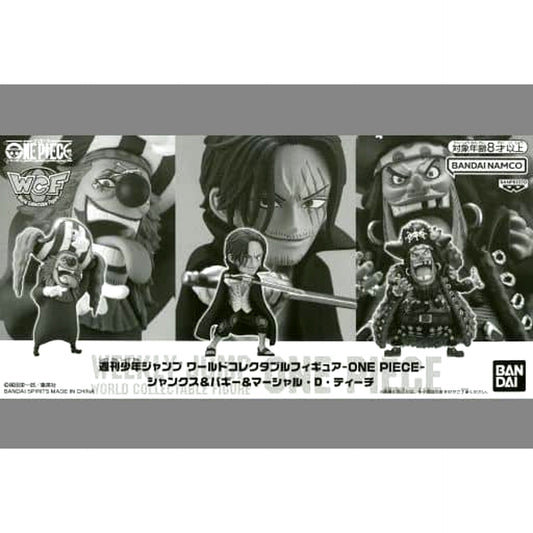 Shanks & Buggy & Marshall D. Teach One Piece World Collectable Figure All Applicants Service [USED]