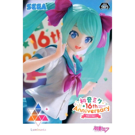 Hatsune Miku Hatsune Miku Series Luminasta Figure 16th Anniv KEI Ver. [USED]