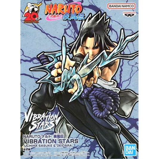 Sasuke Uchiha, Deidara Naruto: Shippuden VIBRATION STARS Figure [USED]