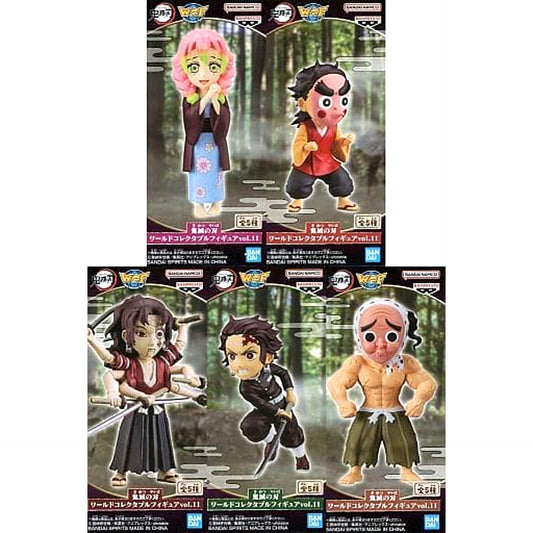 Mitsuri Kanroji & Others Demon Slayer: Kimetsu no Yaiba All 5 Types Set World Collectable Figure Vol.11 [USED]