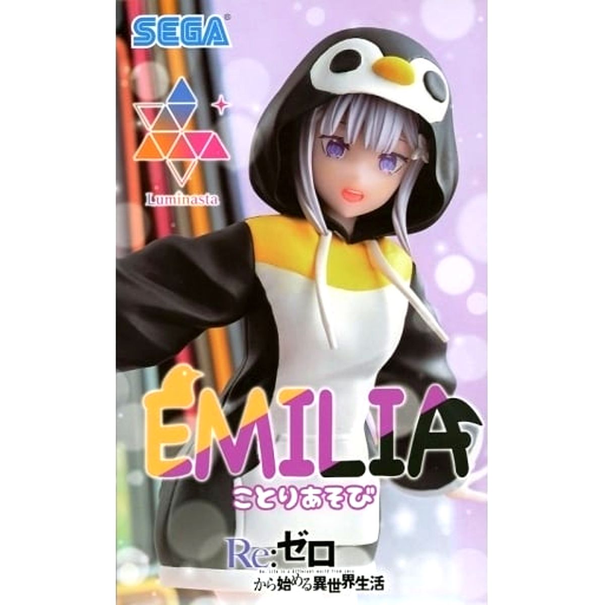 Emilia Re:ZERO -Starting Life in Another World- Luminasta Kotori Play Figure [USED]