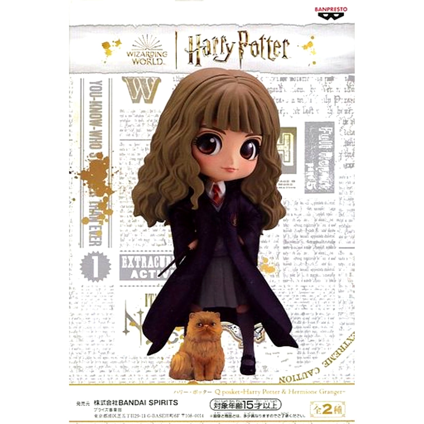 Hermione Granger Harry Potter Q posket Harry Potter and Hermione Granger Figure [USED]