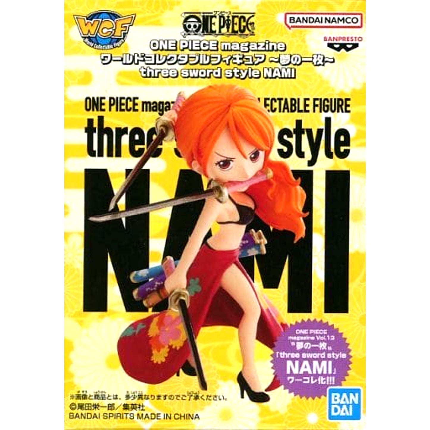 Nami Three Sword Style One Piece World Collectable Figure A Piece of Dream [USED]