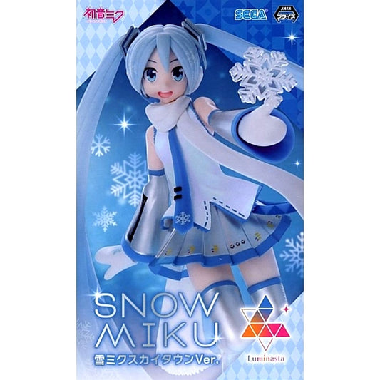 Hatsune Miku Character Vocal Series 01 Hatsune Miku Luminasta Figure Snow Sky Town [USED]