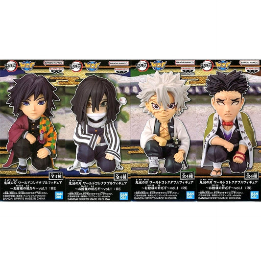 Obanai Iguro & Others Demon Slayer: Kimetsu no Yaiba All 4 Types Set World Collectable Figure Oyakata-sama no Maedazo: Re Vol.1 [USED]