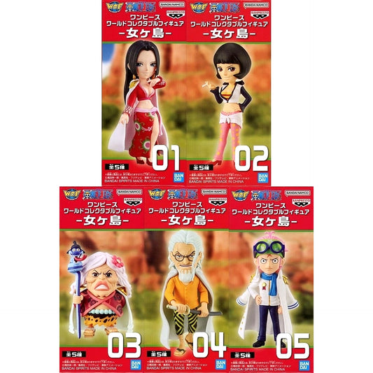 One Piece Boa Hancock & Others All 5 Types Set World Collectable Figure Island of Women [USED]